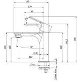 Sapho Bela stoječa armatura za umivalnik Pax – | Shoptok.si