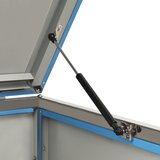  Spremište za tri kante za smeće 207 x 77,5 x 112,5 cm čelično | shoptok.hr