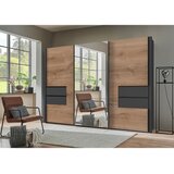 Stylife OMARA Z DRSNIMI VRATI, barve grafita, barve hrasta | Shoptok.si