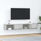 Furnova TV omarica 2 kosa betonsko siva 80x31x25,5 cm inženirski les, (21922618) Cene