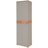 Germania Bela garderobna omara v hrastovem dekorju 59x199 cm Topix - Germania Cene