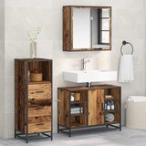  Set namještaja za kupaonicu 3 kom. Staro drvo 80 x 33 x 60 cm | shoptok.hr