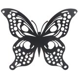 Signes Grimalt Kipci in figurice Stenski Ornament Z Metulji Črna | Shoptok.si