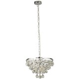 Searchlight Michelle 4 okrogle kromirane stropne svetilke s steklenimi kroglicami za dež, (22100828) | Shoptok.si