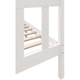  Okvir za krevet od masivne borovine bijeli 120 x 200 cm | shoptok.hr