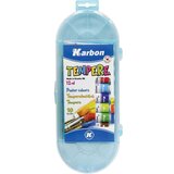 Karbon tempera barve v plastični škatlici, 12 ml | Shoptok.si