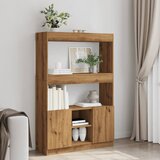 vidaXL Visoka omara artisan hrast 92x33x140 cm inženirski les Cene