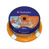 Verbatim DVD-R disk 4,7 GB 16x, 25 kos | Shoptok.si