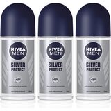 Nivea MEN Silver Protect antiperspirant roll-on 48 ur | Shoptok.si