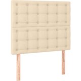  Za krevet s uzglavljem krem 120x200 cm od tkanine | shoptok.hr