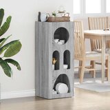  Strani šal Siva Sonoma 40 x 35 x 100,5 cm Konstruiran les, (5000107878) | Shoptok.si