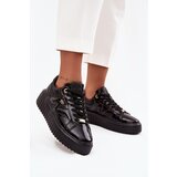 Lee Cooper patent leather women's sneakers on platform | ePonuda.com