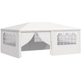  Profesionalni šator za zabave 4 x 6 m bijeli 90 g/m² | shoptok.hr