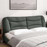 vidaXL Vzglavna stranica temno siva 180 cm blago | Shoptok.si