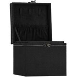springos kutija za nakit 12 x 12 x 12 cm, crni baršun | shoptok.hr