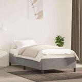 Posteljni okvir svetlo siv 100x200 cm žamet, (20725852) | Shoptok.si