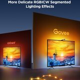 GOVEE - TV Backlight 3 Lite za TV 55-65" SMART LED pozadinsko osvetljenje RGBICW Wi-Fi IP67 +daljinski upravljač | Eponuda.com