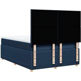  Krevet s oprugama i madracem plavi 160x200 cm od tkanine | shoptok.hr