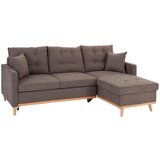 MID.YOU sedežna garnitura kring, siva, z ležiščem | Shoptok.si