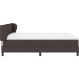 Box Spring Krevet s Madracem Tamnosmeđi 180x200 cm Tkanina | shoptok.hr