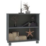  Komoda HAMAR tamnosiva 85 x 35 x 80 cm od masivne borovine | shoptok.hr