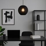  Visilica na sajli DANA 1xE27/15W/230V prečnik 25 cm crna | Eponuda.com