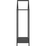  Stalak za drva crni 40x25x90 cm hladno valjani čelik | shoptok.hr