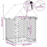 Vanjski kavez za pse s krovom 100 x 100 x 150 cm | shoptok.hr