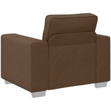 SOFA 3 pcs Smeđa 219 x 80 x 82 cm Platnasta tkanina | shoptok.hr