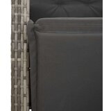  5-dijelni vrtni blagovaonski set sivi od poliratana | shoptok.hr