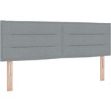 Box Škatlasta vzmetnica z vzmetnico svetlo siva 160x200 cm tkanina | Shoptok.si