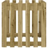  Vrtna sadilica s izgledom 60x60x60 cm impregnirana borovina | shoptok.hr