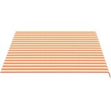 vidaXL Nadomestno blago za tendo rumeno in oranžno 4x3 m, (20609622) | Shoptok.si