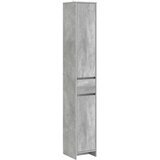 vidaXL Kopalniška omarica Betonsko siva 30 x 33 x 190 cm, (5000246350) | Shoptok.si