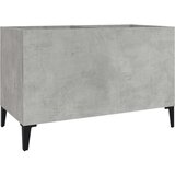 vidaXL Omarica za gramofonske plošče betonsko siva 74,5x38x48 cm les | Shoptok.si
