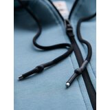 Ombre Unzipped hoodie sweatshirt in streetwear style - light blue | shoptok.hr