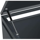  Westman - Spremište za 4 kante za smeće Lacina | 4x240L | Izgled antracit/drvo | 80x264x116 cm - BRANDED IN GERMANY | shoptok.hr