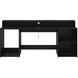  Stol s ladicama Crni hrast 200 x 55 x 91 cm Konstruirano drvo | Eponuda.ba