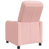  Fotelja s nagibom Ružičasta Bouclé | shoptok.hr