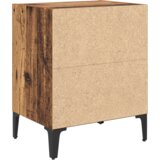 vidaXL Nočna omarica Stari les 40x30x50 cm Umetni les | Shoptok.si