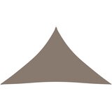 vidaXL senčno jadro oksford blago trikotno 3x3x4,24 m taupe Cene