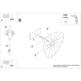  Stenska svetilka / Stropna svetilka ESKOLA 110 črna, (21348068) | Shoptok.si