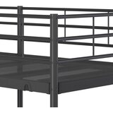  Krevet na kat bez madraca crni 100x190 cm čelik | shoptok.hr