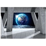  Samoljepljiva foto tapeta - View From the Moon 441x315 | shoptok.hr