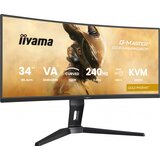 Iiyama 34" UW VA-panel, Curved Gaming 1500R,G-Master Gold Phoenix, 3440x1440-240Hz (21:9),0,4ms (MPRT),500cdm HDR400,FreeSync Premium,Speakers,2xH | ePonuda.com