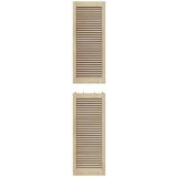  Vrata ormara 4 pcs Smeđa 201 x 39.5 x 2.1 cm Masivna borovina | shoptok.hr