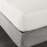 Bianca Slonokoščena napenjalna rjuha iz bombažnega satena 90x190 cm Cotton Sateen – Cene