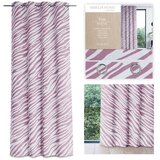  Curtain FUN color pink printed theme animal style tropical silver silver metal eyelets velvet 140x250 AmeliaHome | shoptok.hr