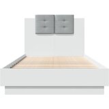  Okvir za krevet s uzglavljem bijeli 75x190 cm konstruirano drvo | Eponuda.ba
