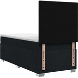  Boxspring krevet s madracem Crna 80 x 200 cm Tkanina | shoptok.hr